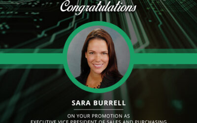 Sara Burrell is promoted to EVP of Sales and Purchasing
