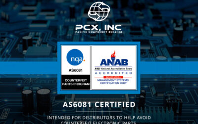 PCX receives the honor of the receipt of the AS6081 certification