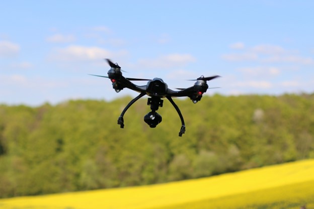 Drone in field