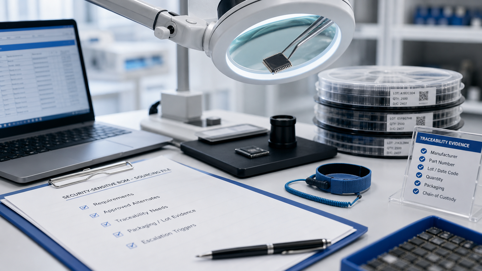 Security-Sensitive BOM Lines Need a Sourcing File Before the RFQ