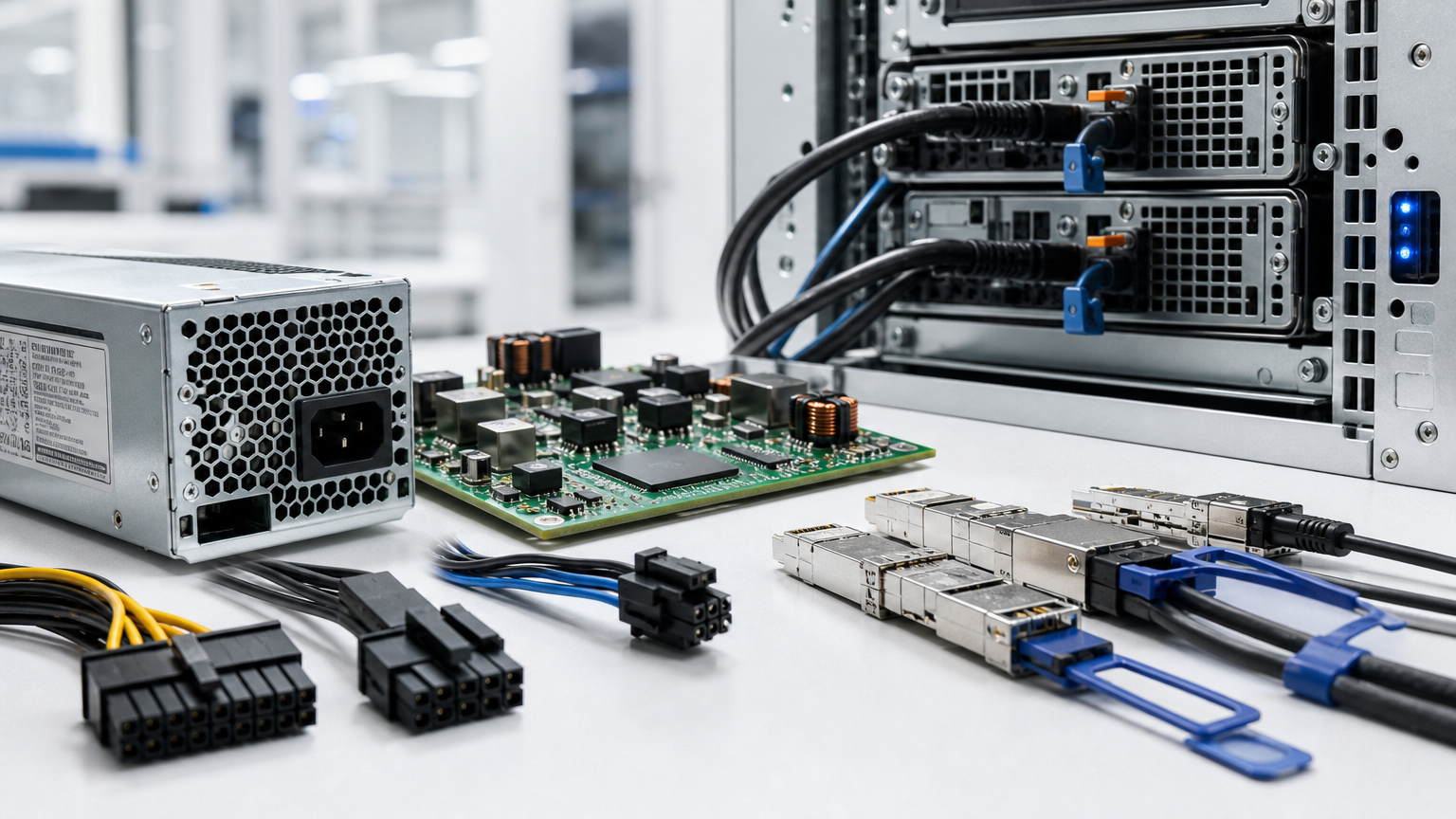 Supporting image showing AI hardware details for sourcing teams.