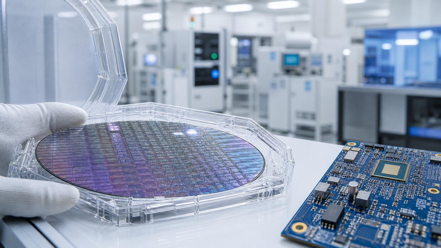 Wafer handling and board-level BOM review for semiconductor materials supply planning